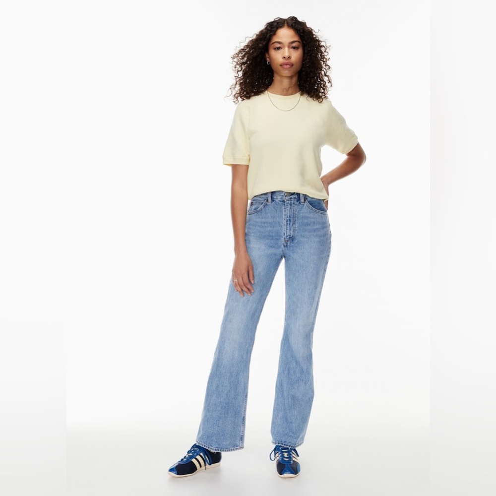 Aritzia Denim Forum The Marlene 60s High Rise Flare Jeans